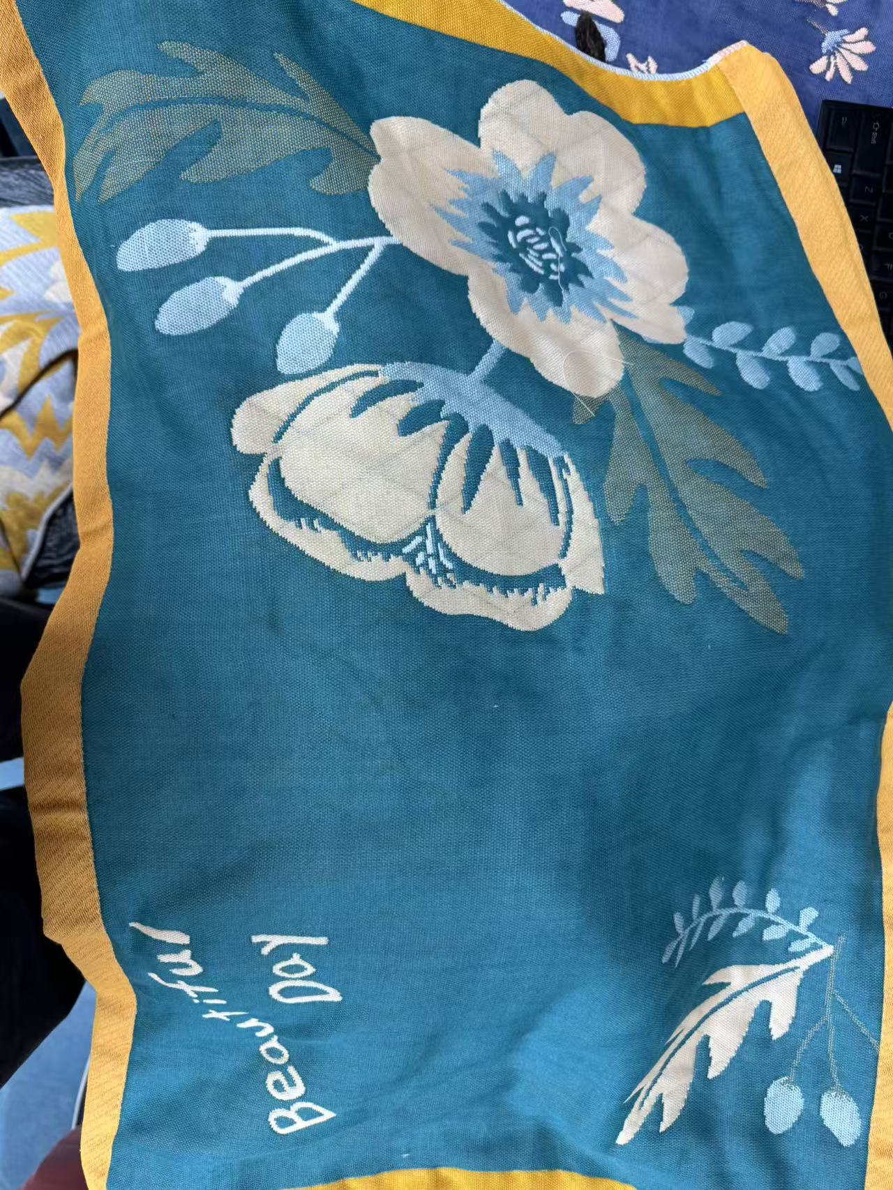 【花来香绿】一对枕巾加大加厚透气吸汗隔脏不起球