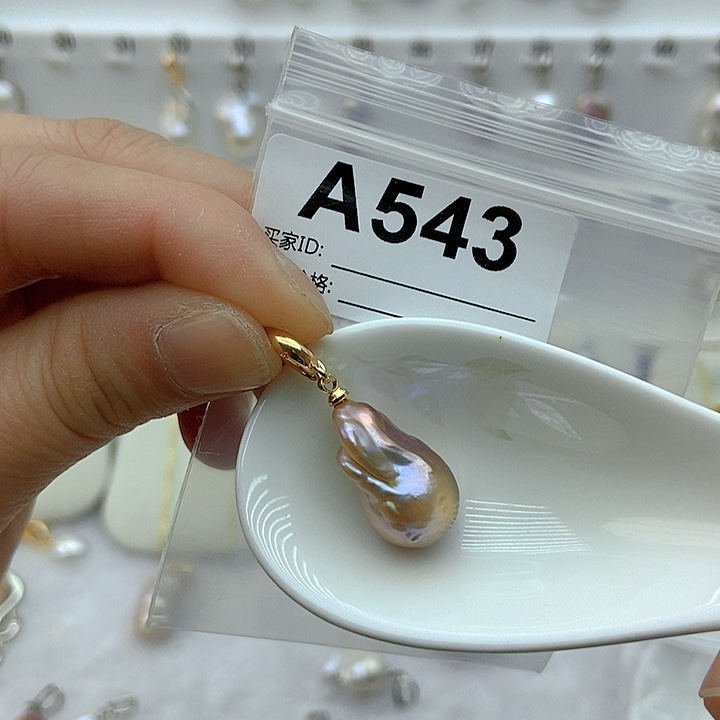 淡水珍珠颈饰银S925镶嵌