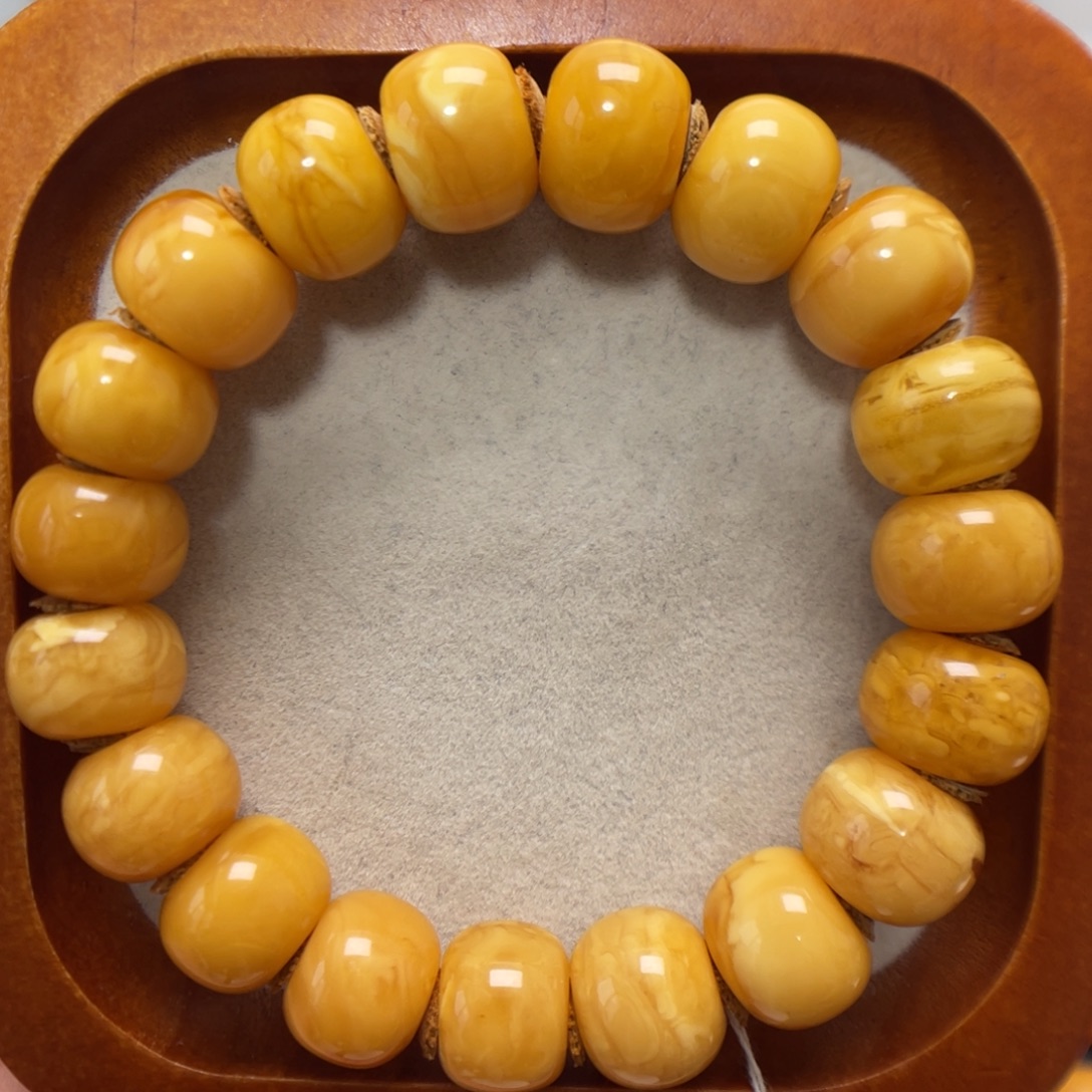 蜜蜡未镶嵌手串蜜蜡