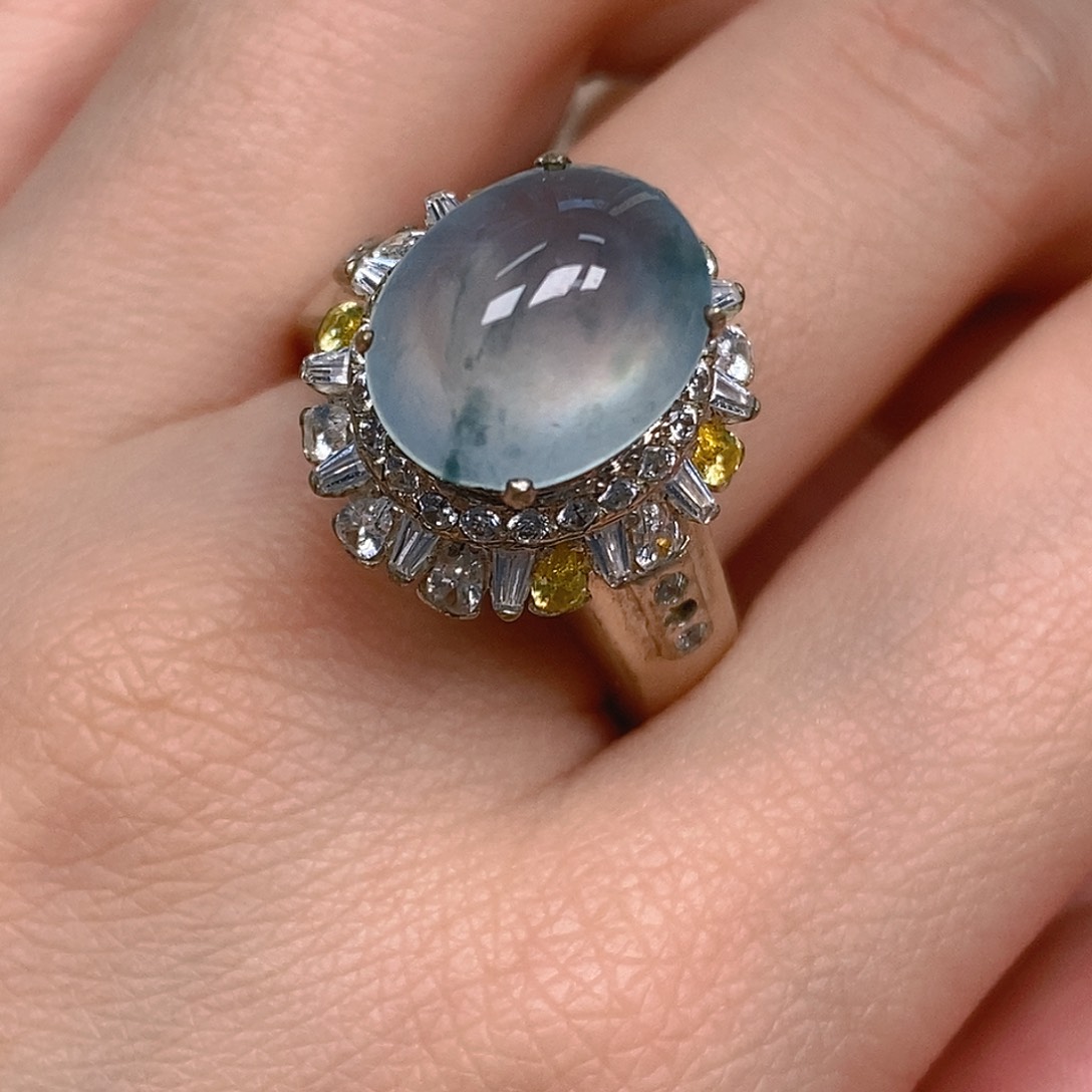 翡翠戒指未镶嵌翡翠