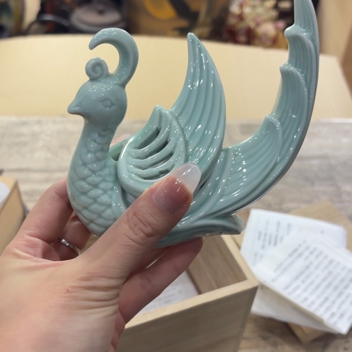 陶瓷古美术置物摆件