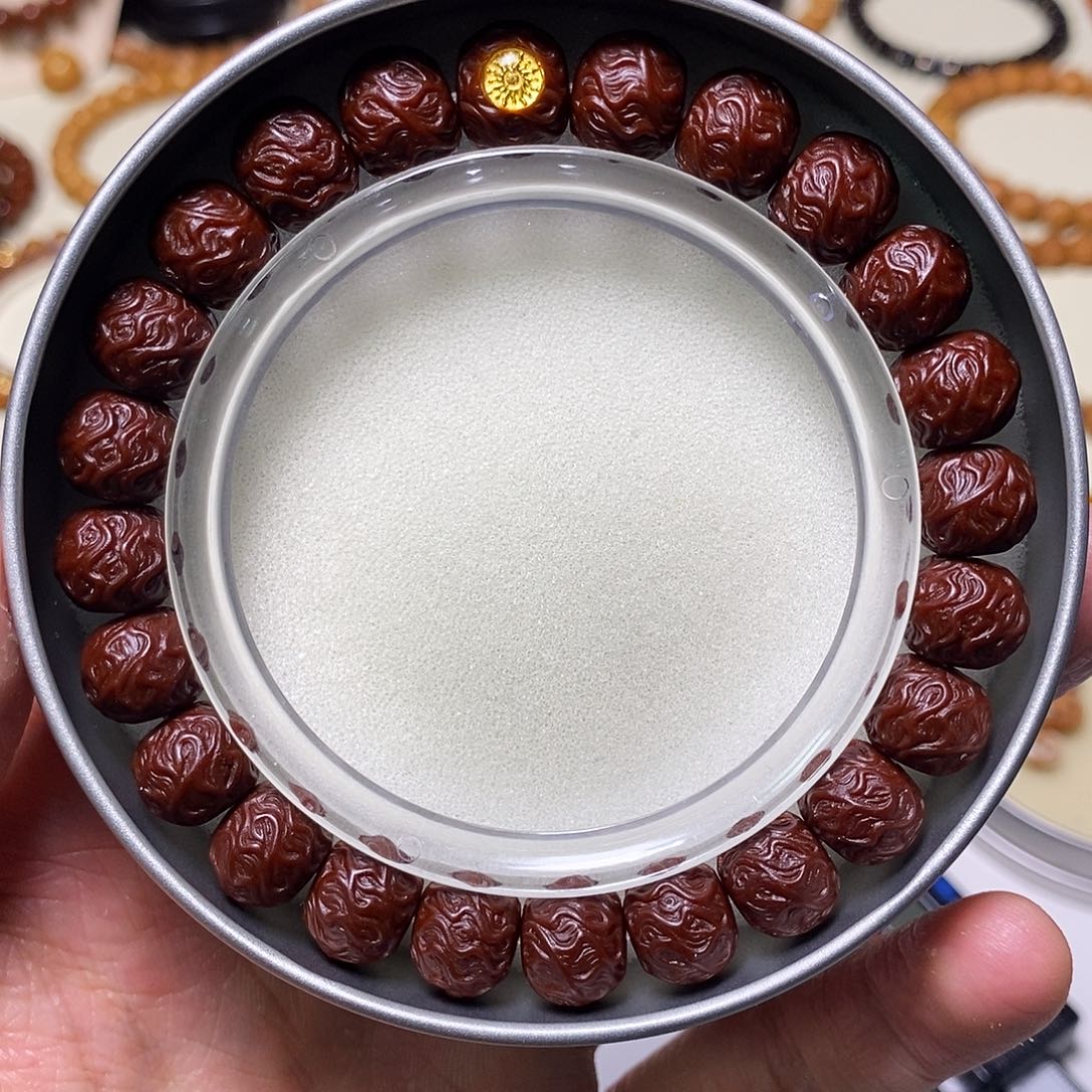 手串猴头核桃全品单标款机刷玄虎 尺寸11左右 龙岩料