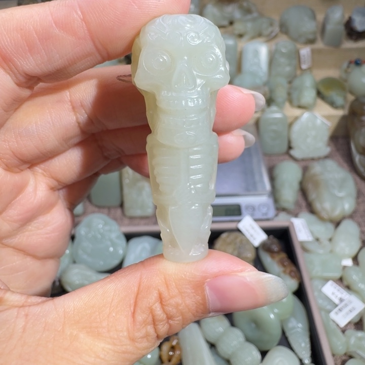 和田玉吊坠(不含链)未镶嵌