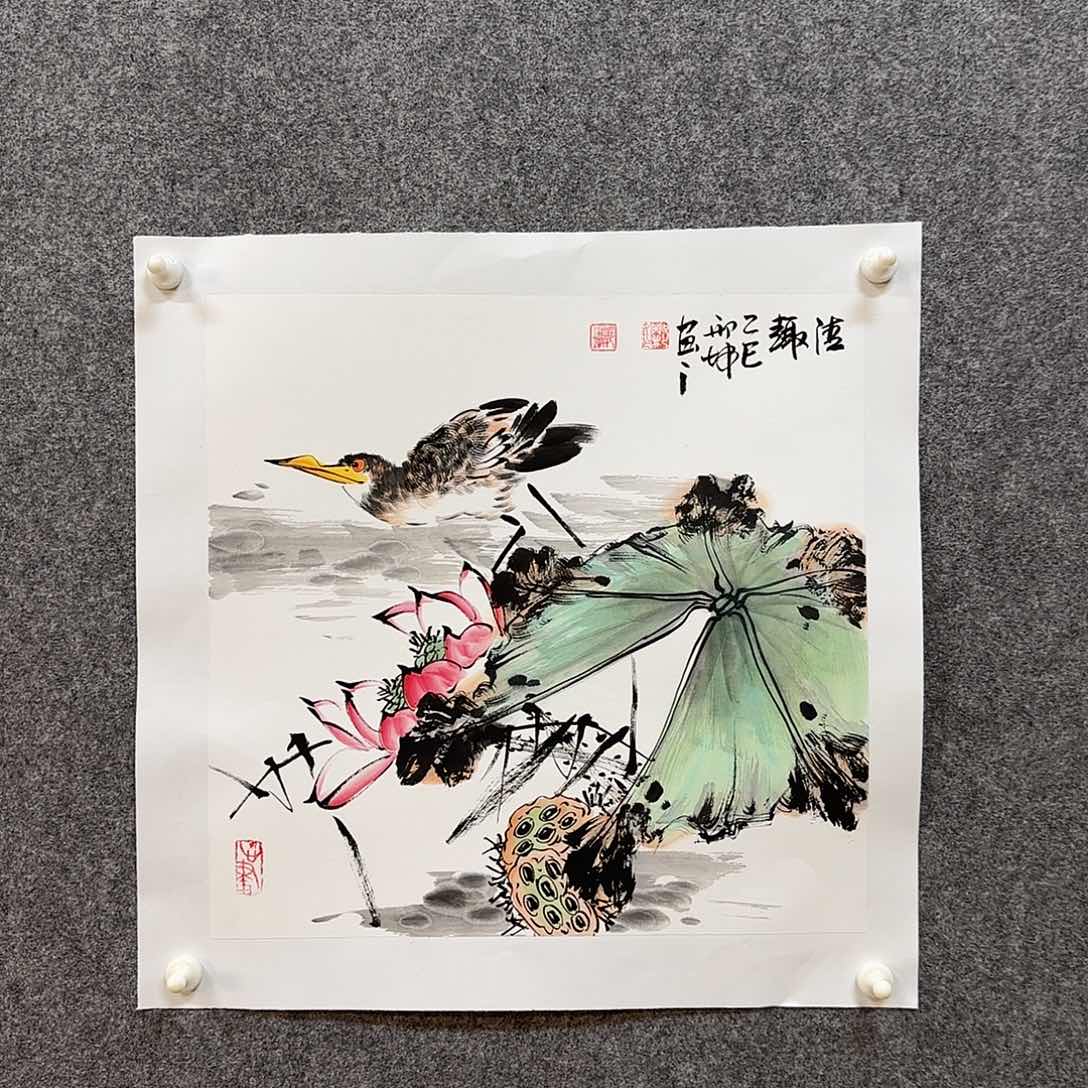 国画邢坤老师手绘作品