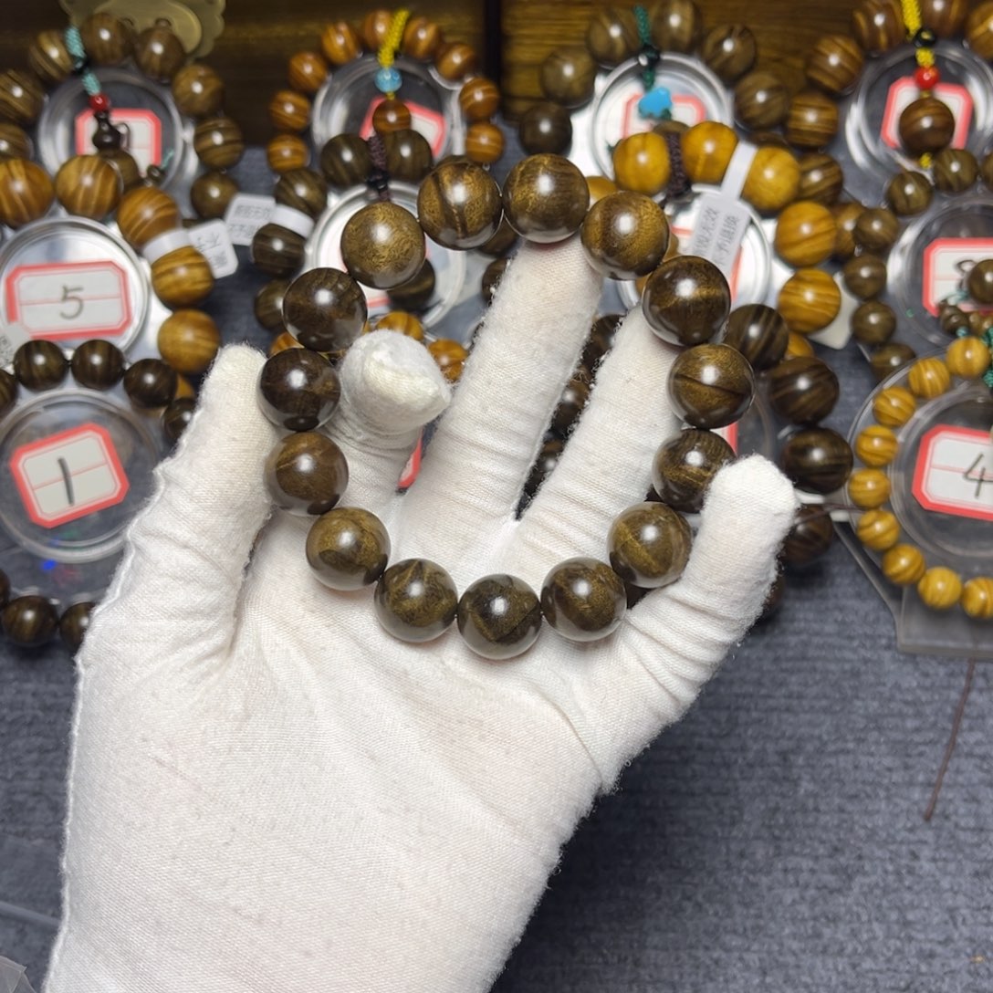 手串/手链楠木（金丝楠）阴沉1.5闪电59