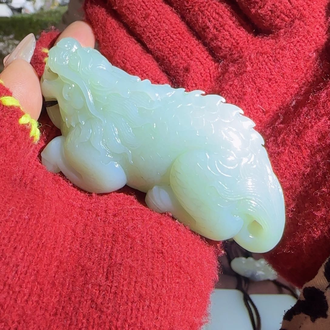 和田玉颈饰未镶嵌