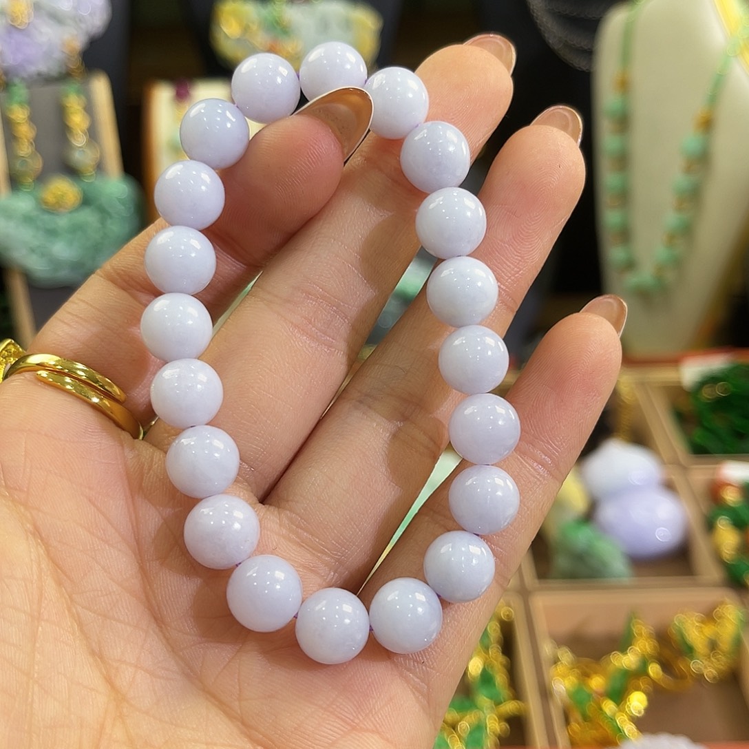 翡翠未镶嵌手链炸