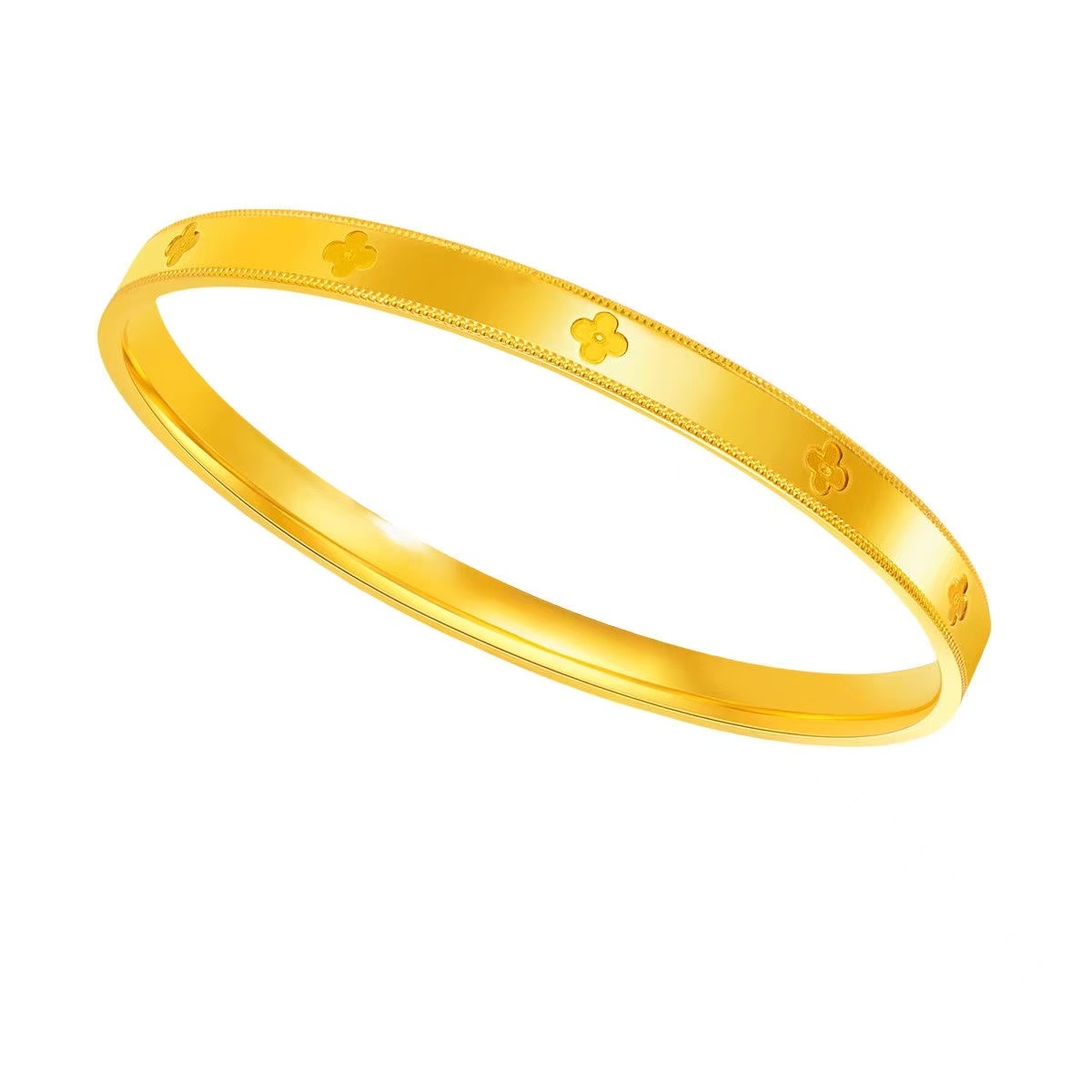 足银手镯 小 万花筒百搭手镯