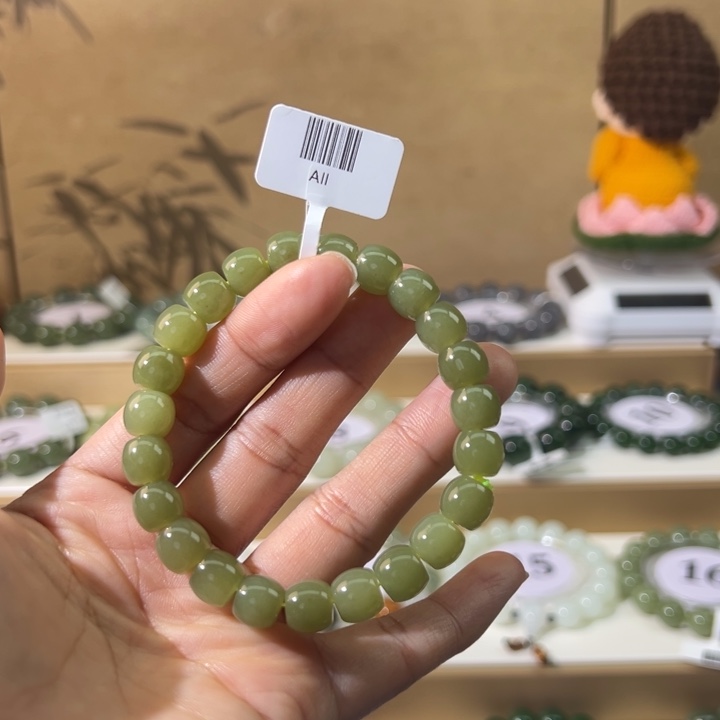 和田玉未镶嵌手串