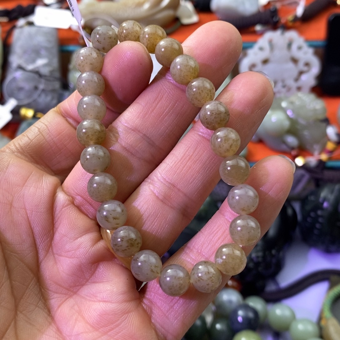 和田玉未镶嵌手链