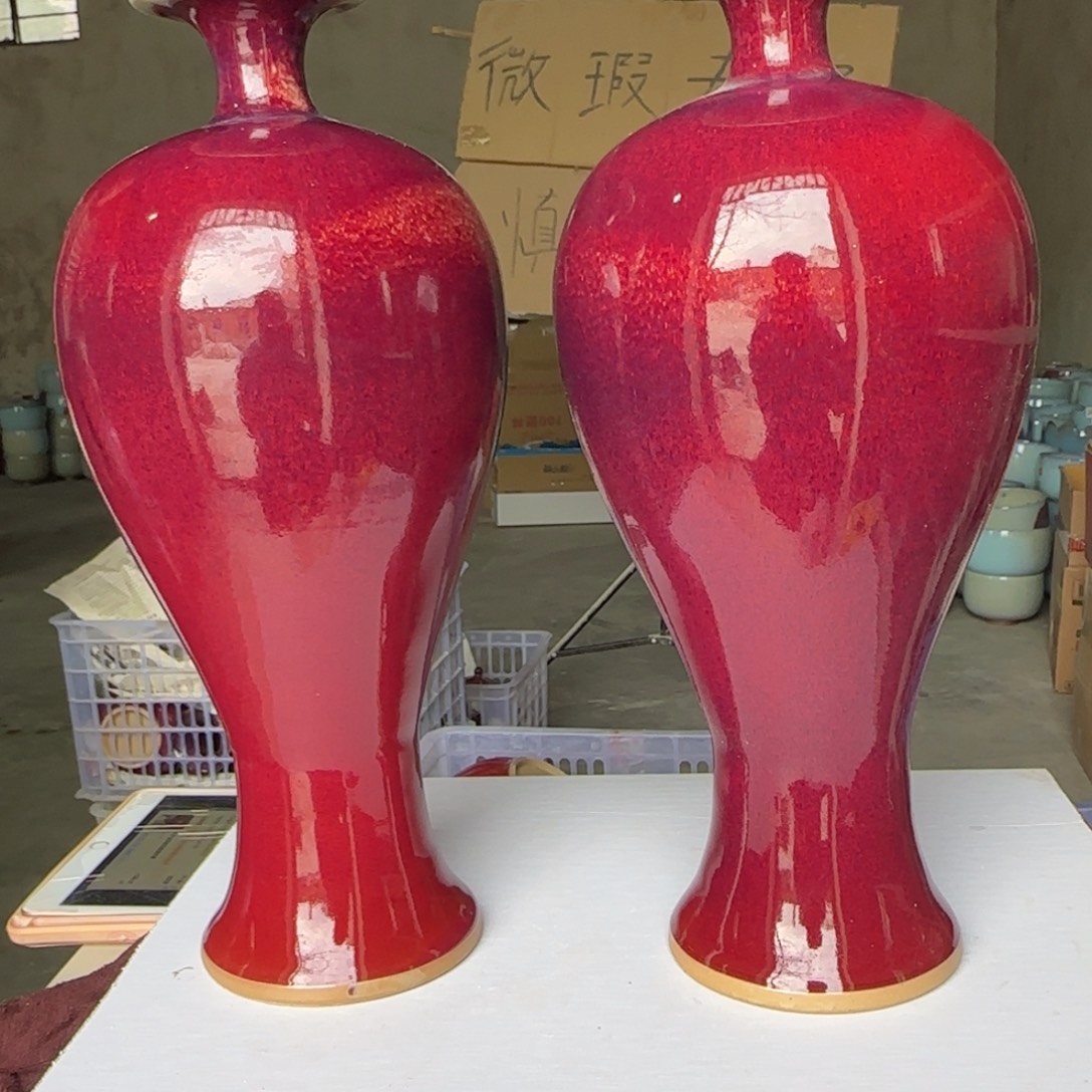 瓷摆件郑家钧窑摆件微