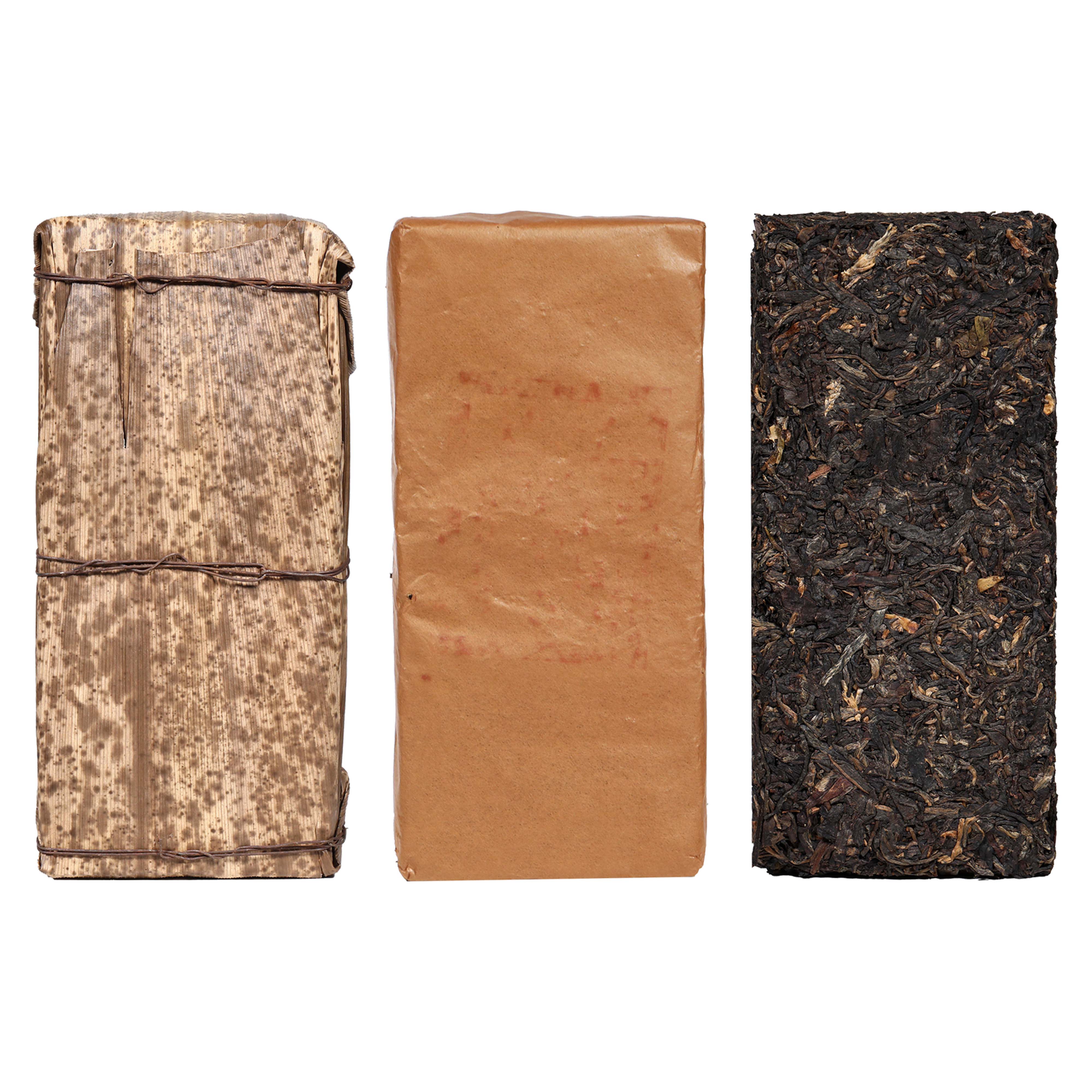 2005年今福临黄金龙涎香普洱生茶砖375g