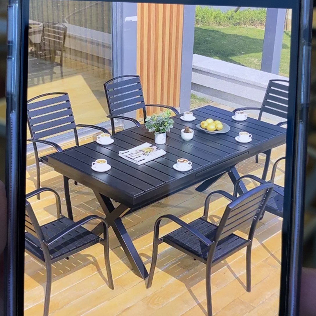 【闪购商品】拉伸2.4黑色塑木➕6把巴克