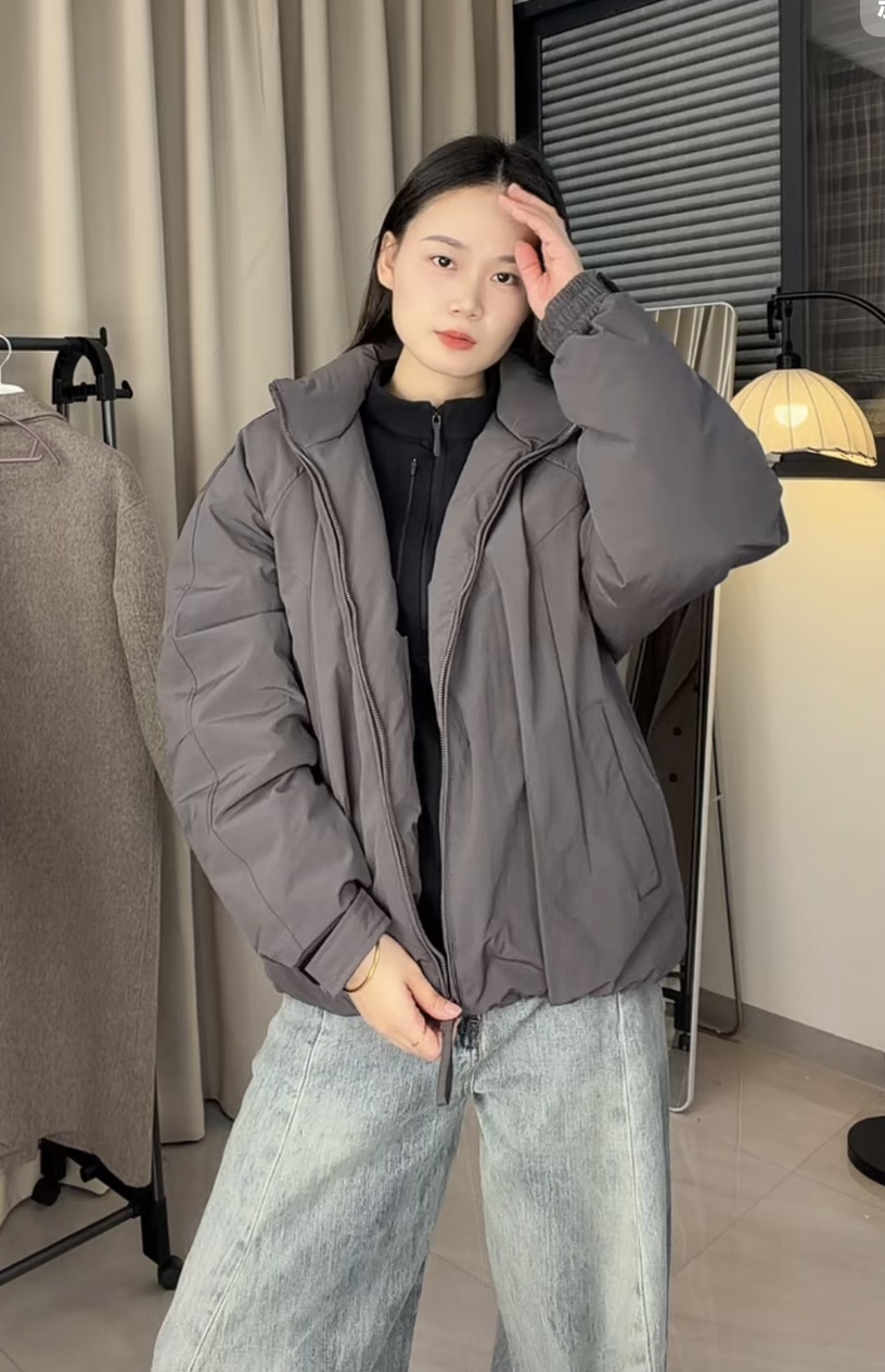 DDW国标90绒冲锋羽绒外套男冬季户外白鸭绒保暖羽绒服夹克休闲女