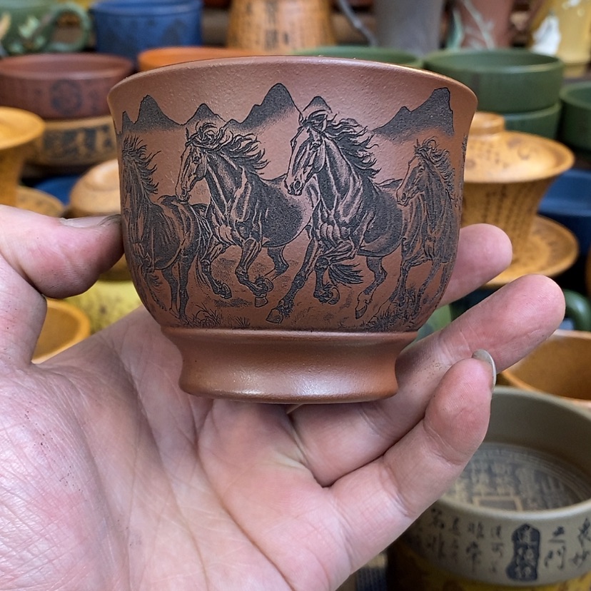 【闪购商品】紫砂杯子宜兴全手工紫砂杯