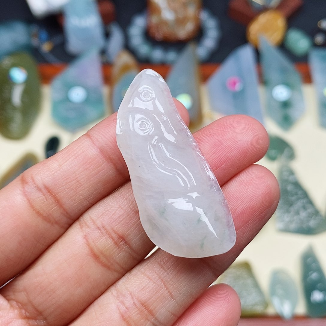 颈饰未镶嵌翡翠翡翠