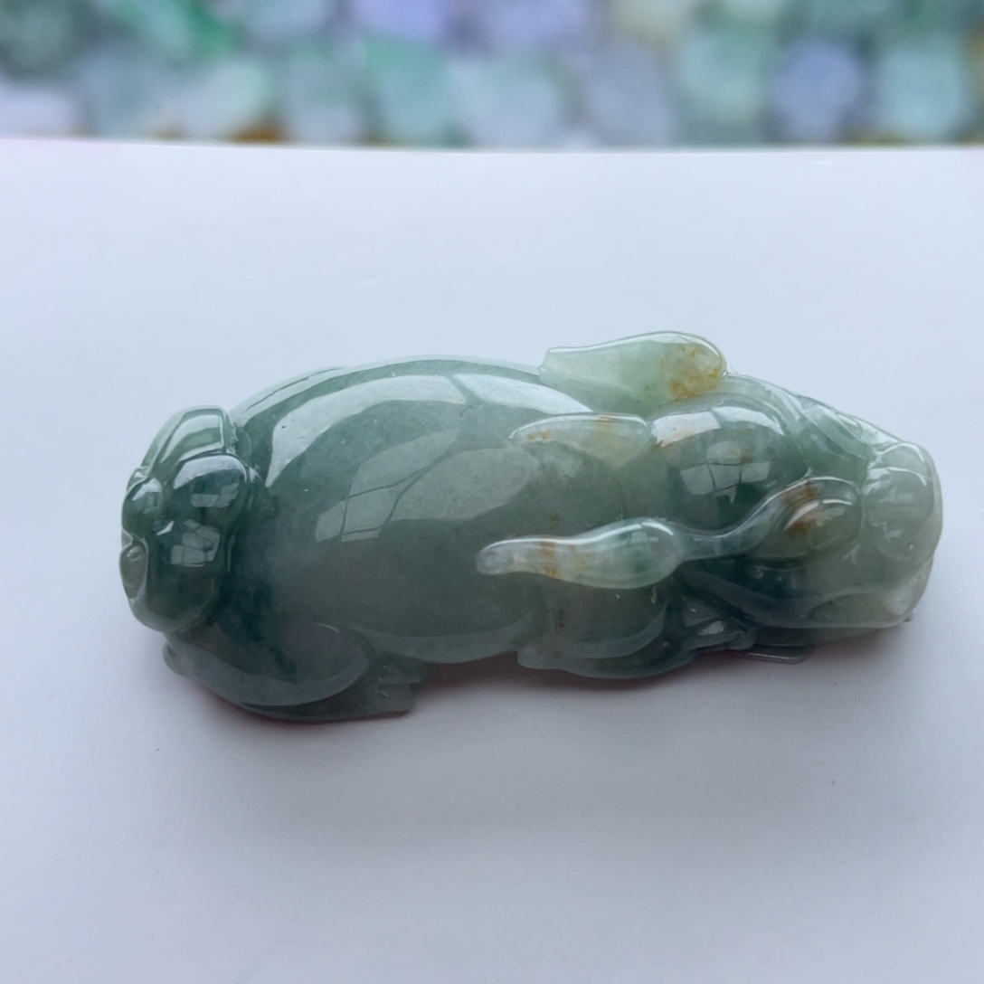 翡翠颈饰未镶嵌貔貅