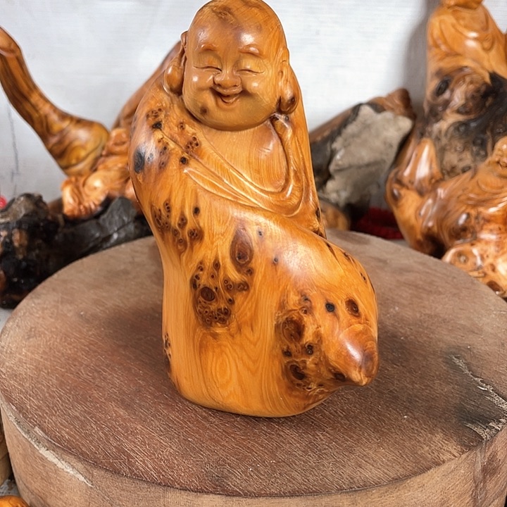 柏木崖柏摆件乐乐