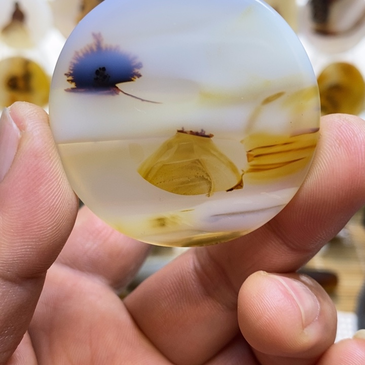 玛瑙/玉髓吊坠(不含链)未镶嵌