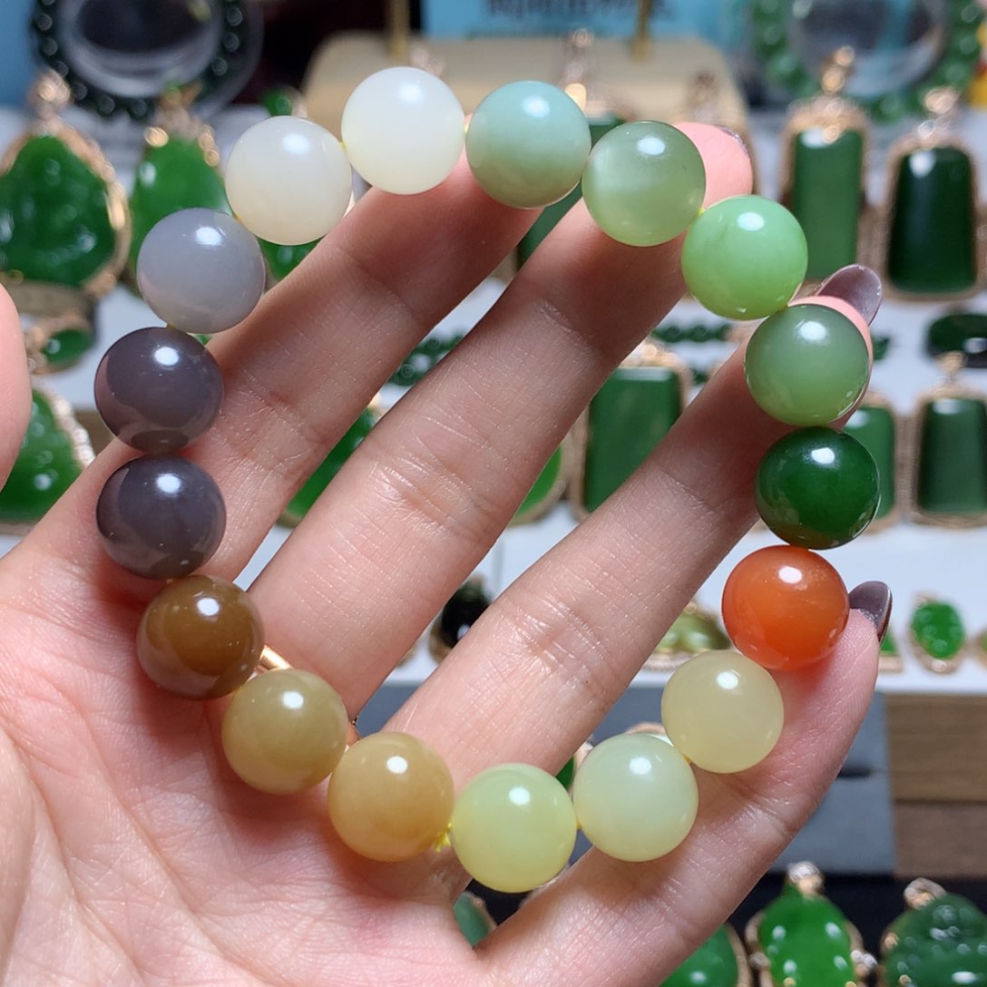 和田玉手链未镶嵌