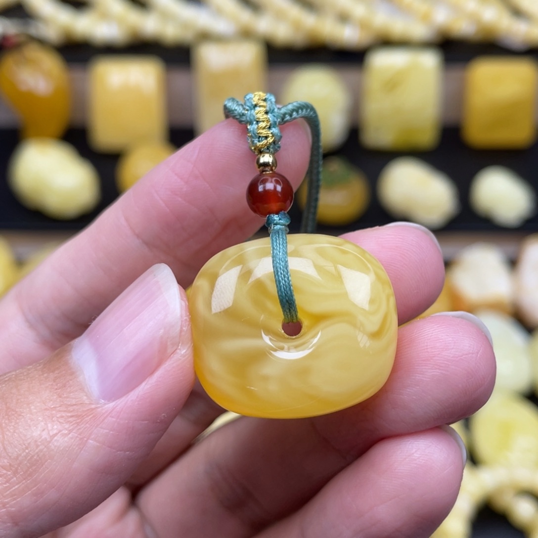琥珀未镶嵌裸石琥珀蜜蜡