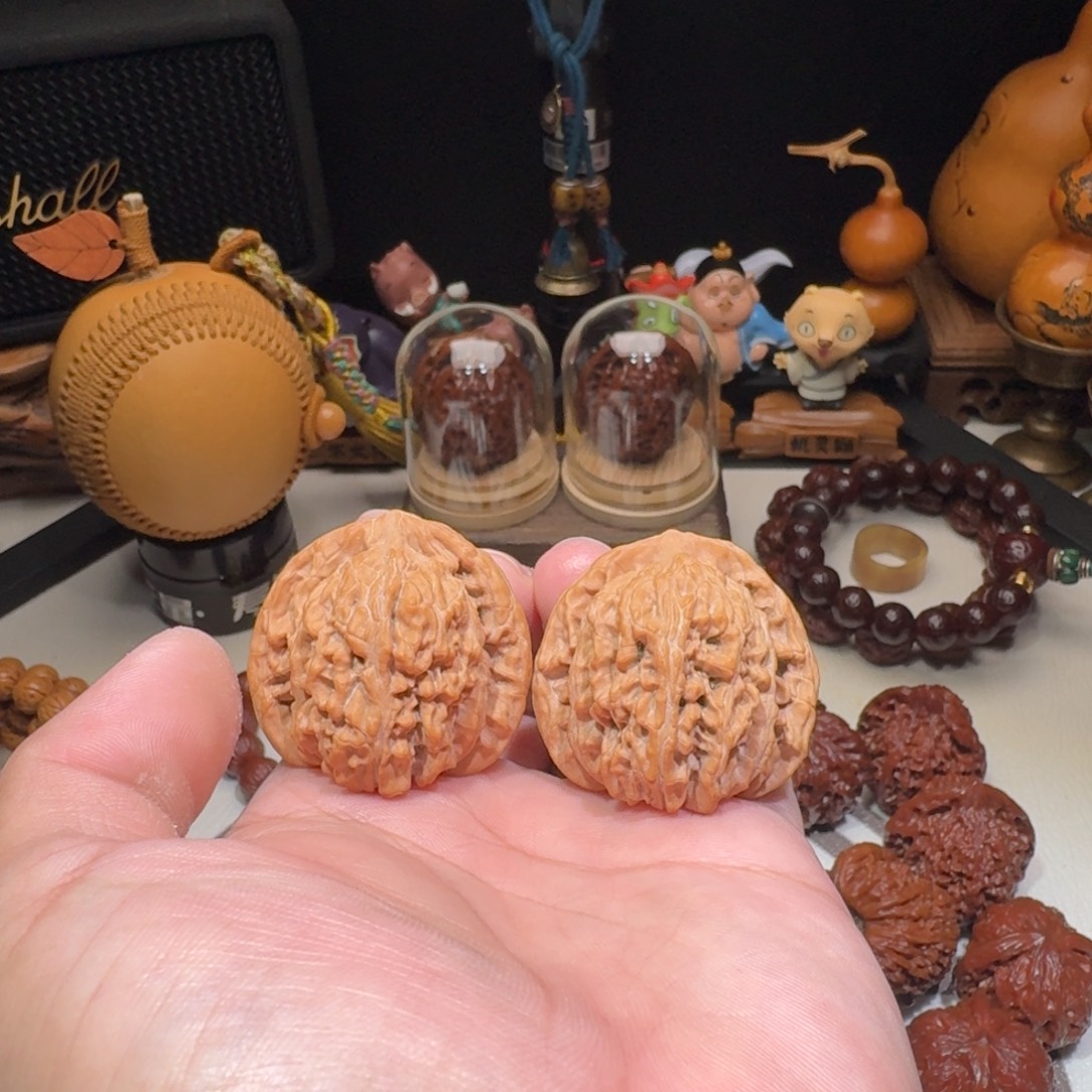 文玩核桃吊坠全品刘怀军一代四座楼编号7收藏级