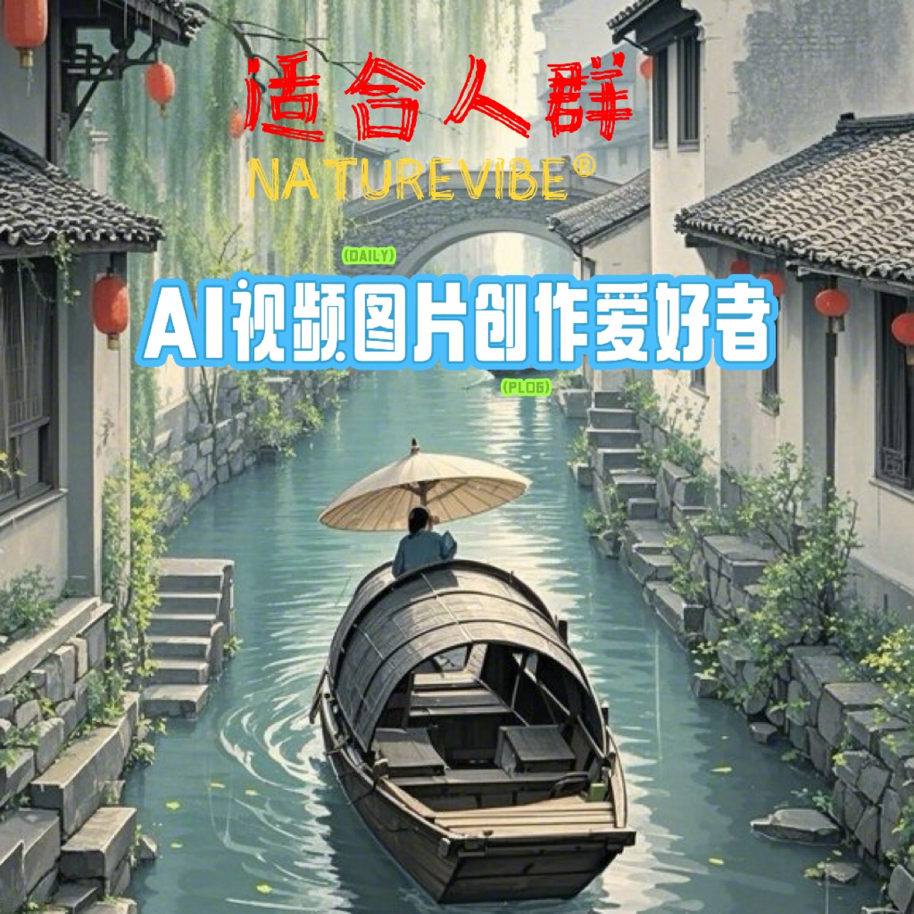AI古诗视频动画原创，弘扬国学经典，AI创作教学。