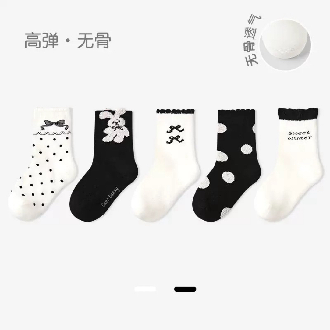 女宝宝春秋卡通棉袜