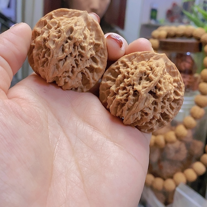 【闪购商品】文玩核桃把件43.5老款狮子头