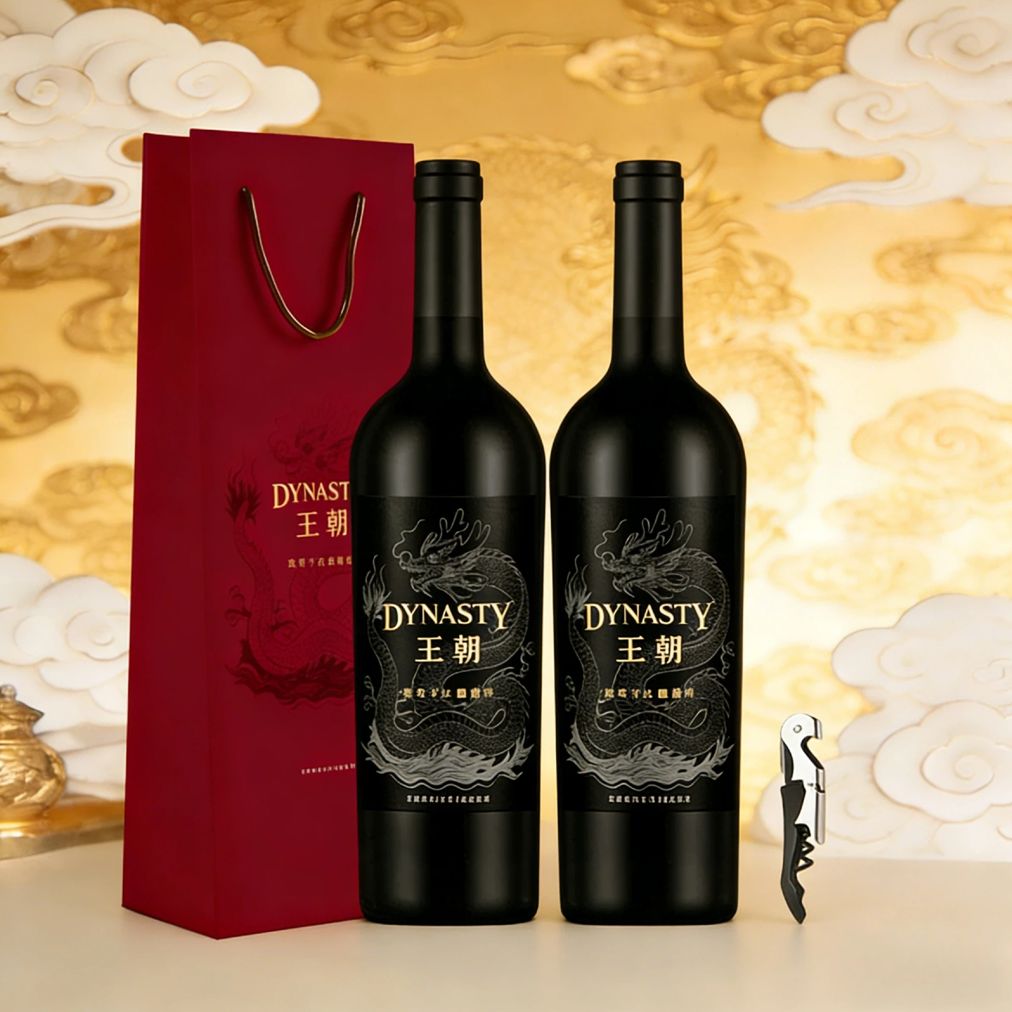 王朝DYNASTY壹号干红葡萄酒14度 750ml*2瓶
