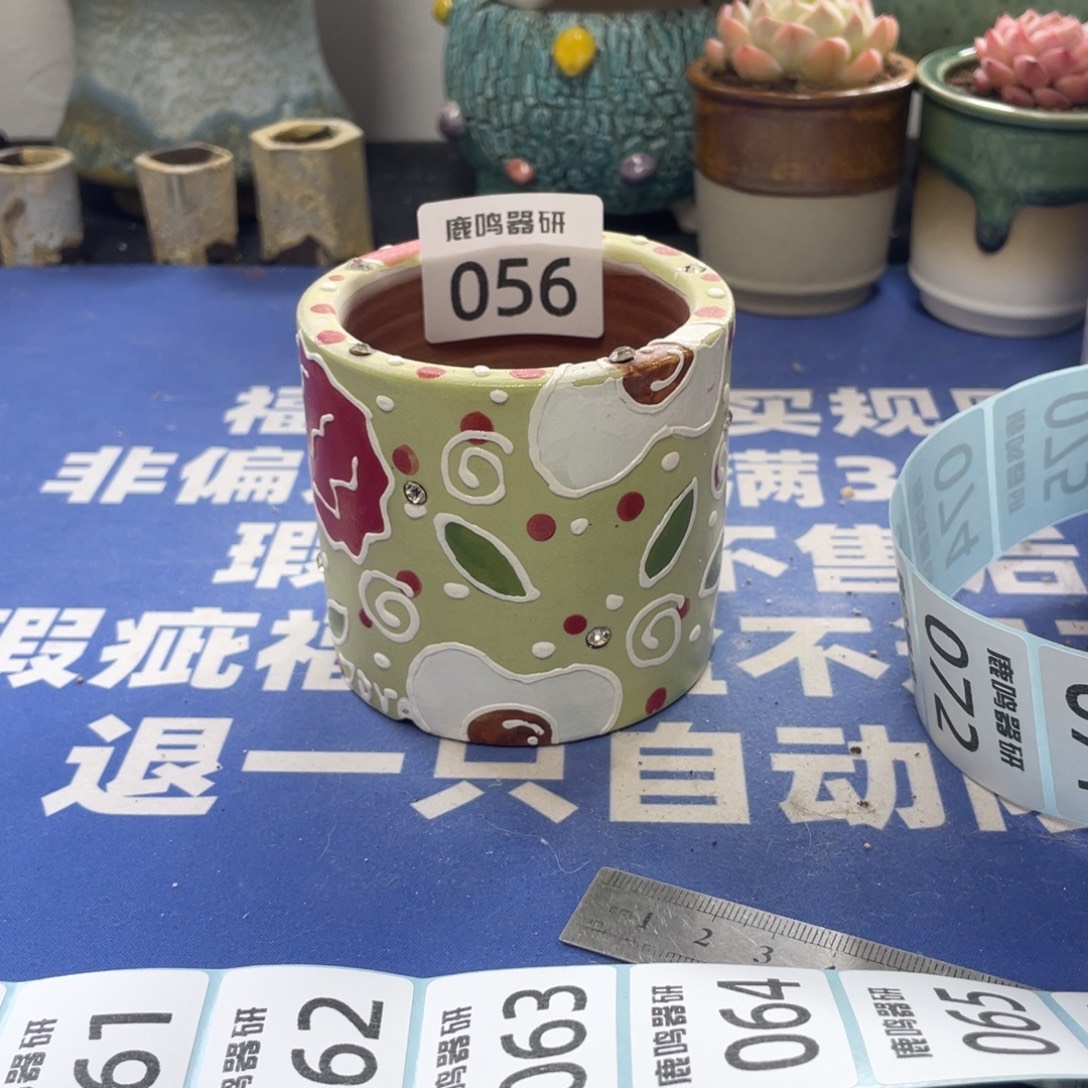 微瑕陶艺多肉花盆56