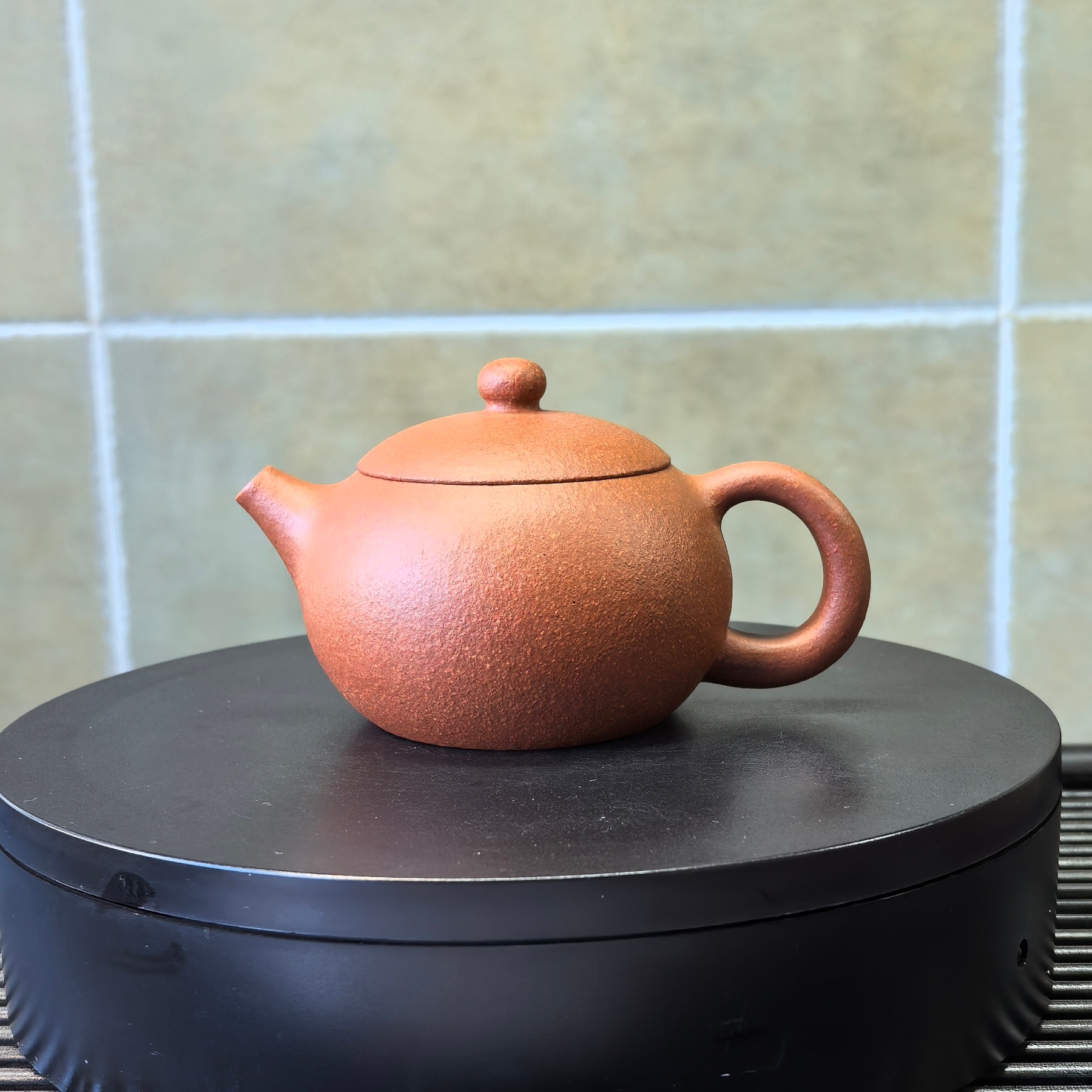 《西施》壶，零添加降坡泥，170c，徒弟半手工制作