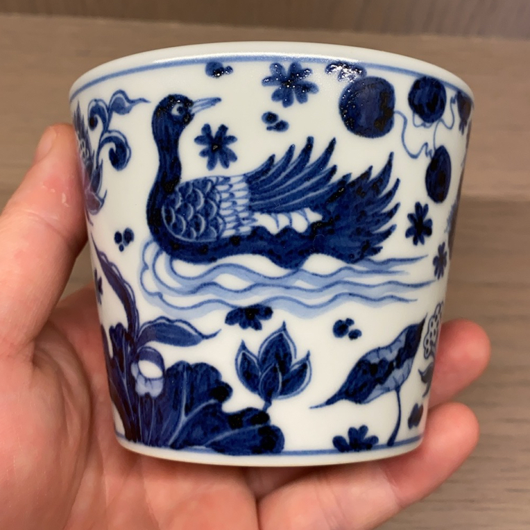 幽蓝溪堂满池娇冰桶杯