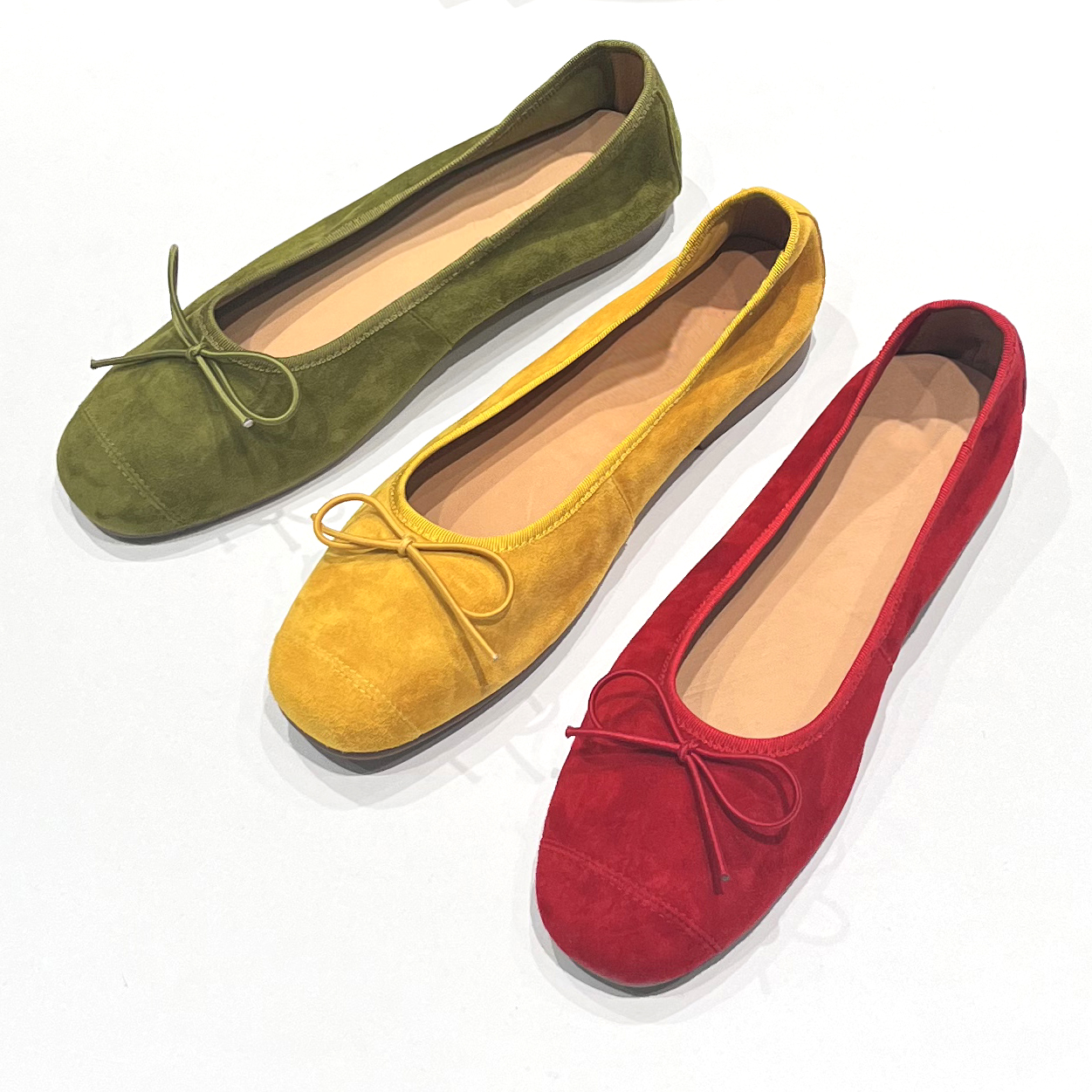 【余欢欢】春夏法式休闲甜美温柔风平底浅口蝴蝶结单鞋-YHX50038