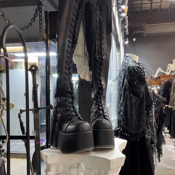 Demonia过膝长靴38