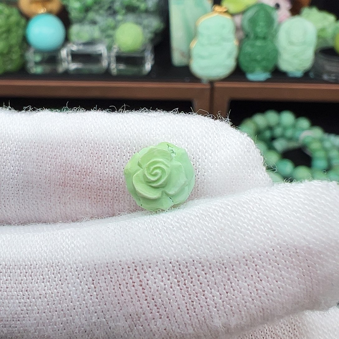 绿松石未镶嵌绿松石主播璐璐