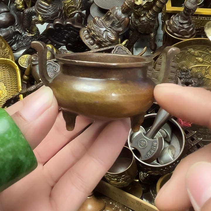 顺顺利利，铜器摆件