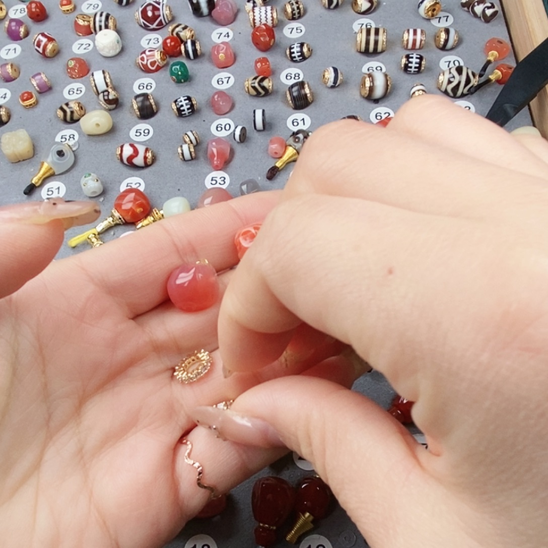 ****茶玛瑙/玉髓未镶嵌饰品