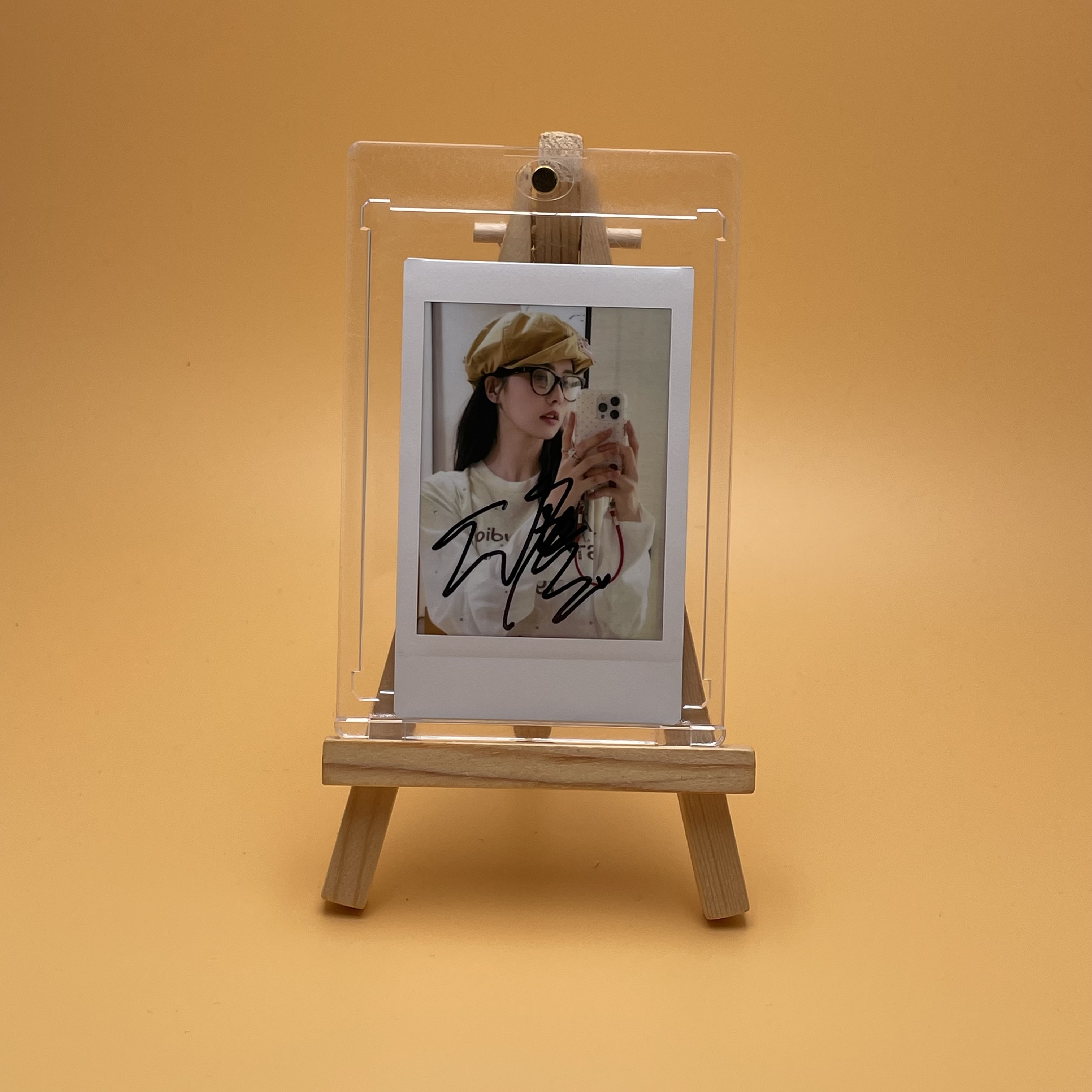 【白鹿】私渠签名正品3寸拍立得