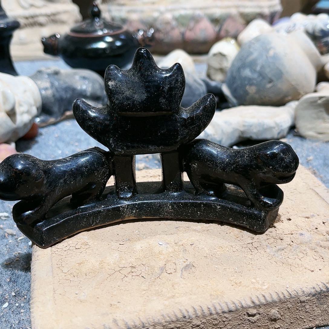 瓦当摆件茶台的一