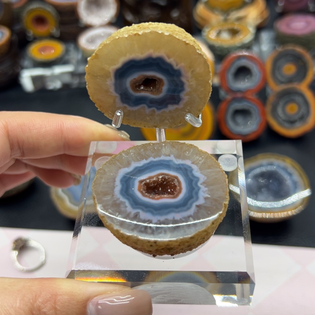 玛瑙/玉髓未镶嵌摆件