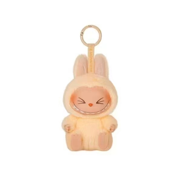 现货二代搪胶娃娃玩偶公仔钥匙扣盲盒坐坐派对毛绒h