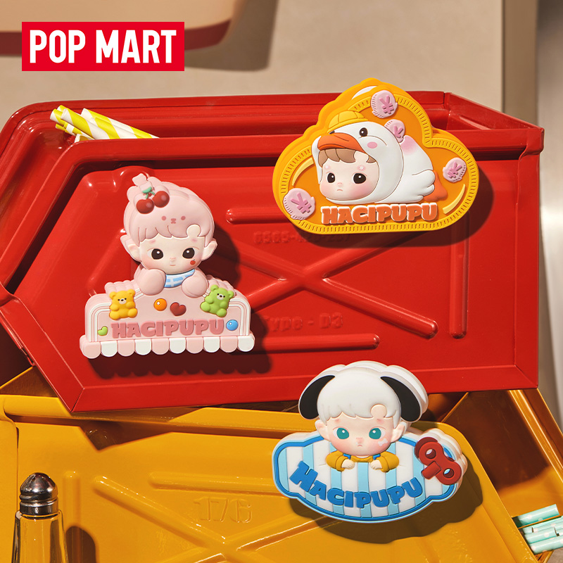 泡泡玛特HACIPUPU转转时光机系列-冰箱贴硅胶夹子盲盒