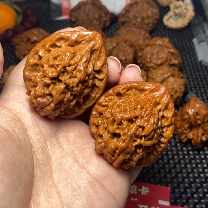 文玩核桃把件官帽