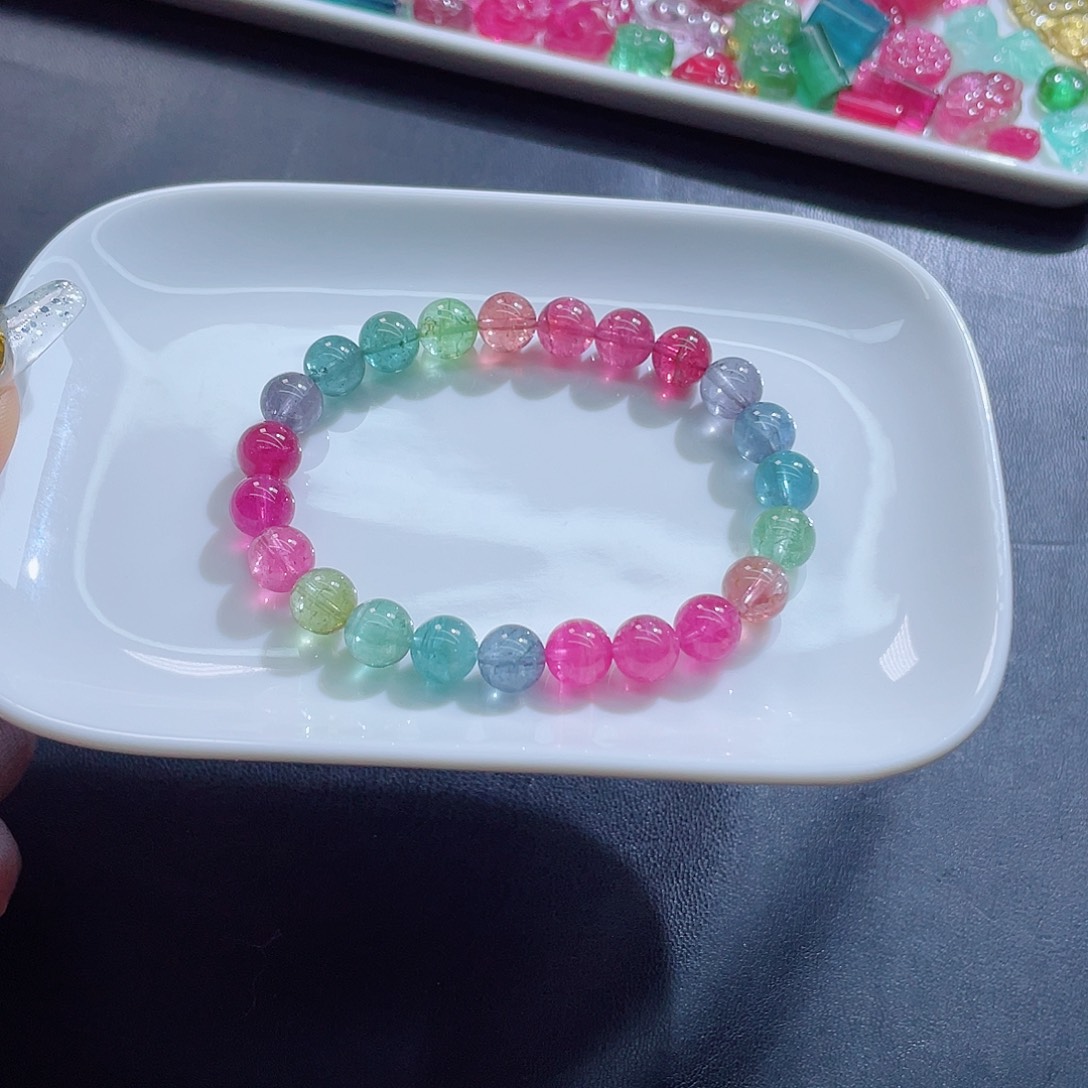 手链未镶嵌碧玺8.2mm左右