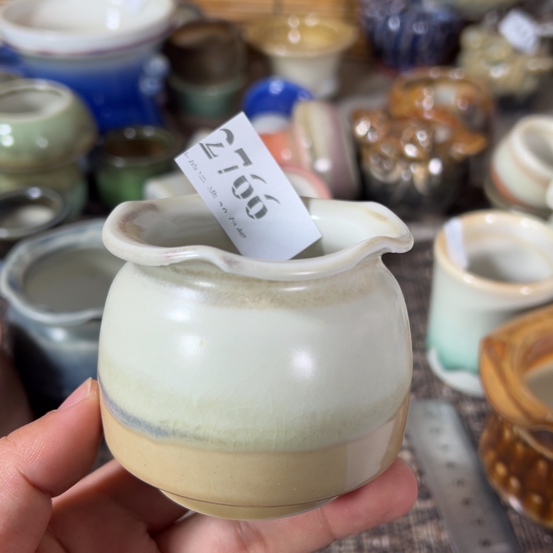 红陶景德镇手工花盆