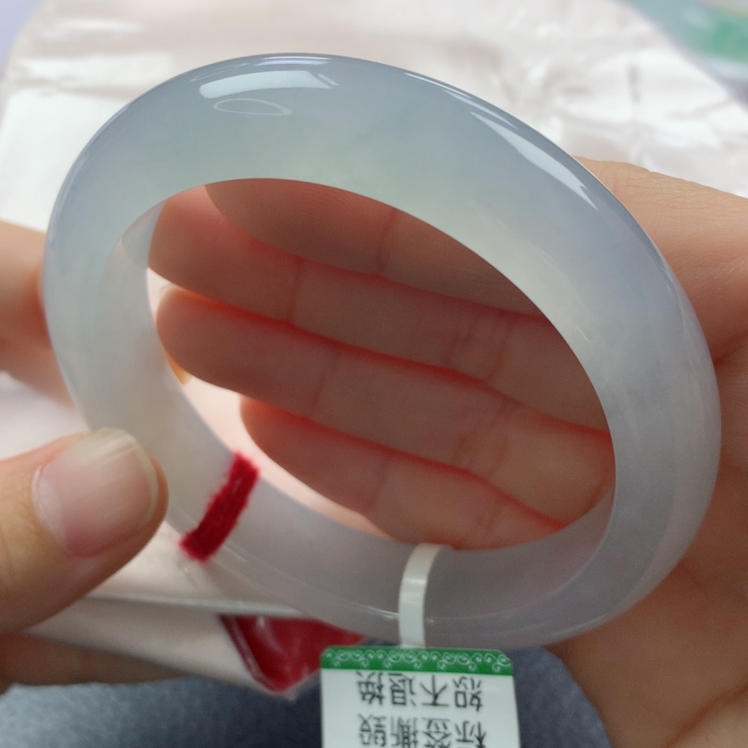 未镶嵌手镯翡翠缅甸天然翡翠A货56.7正