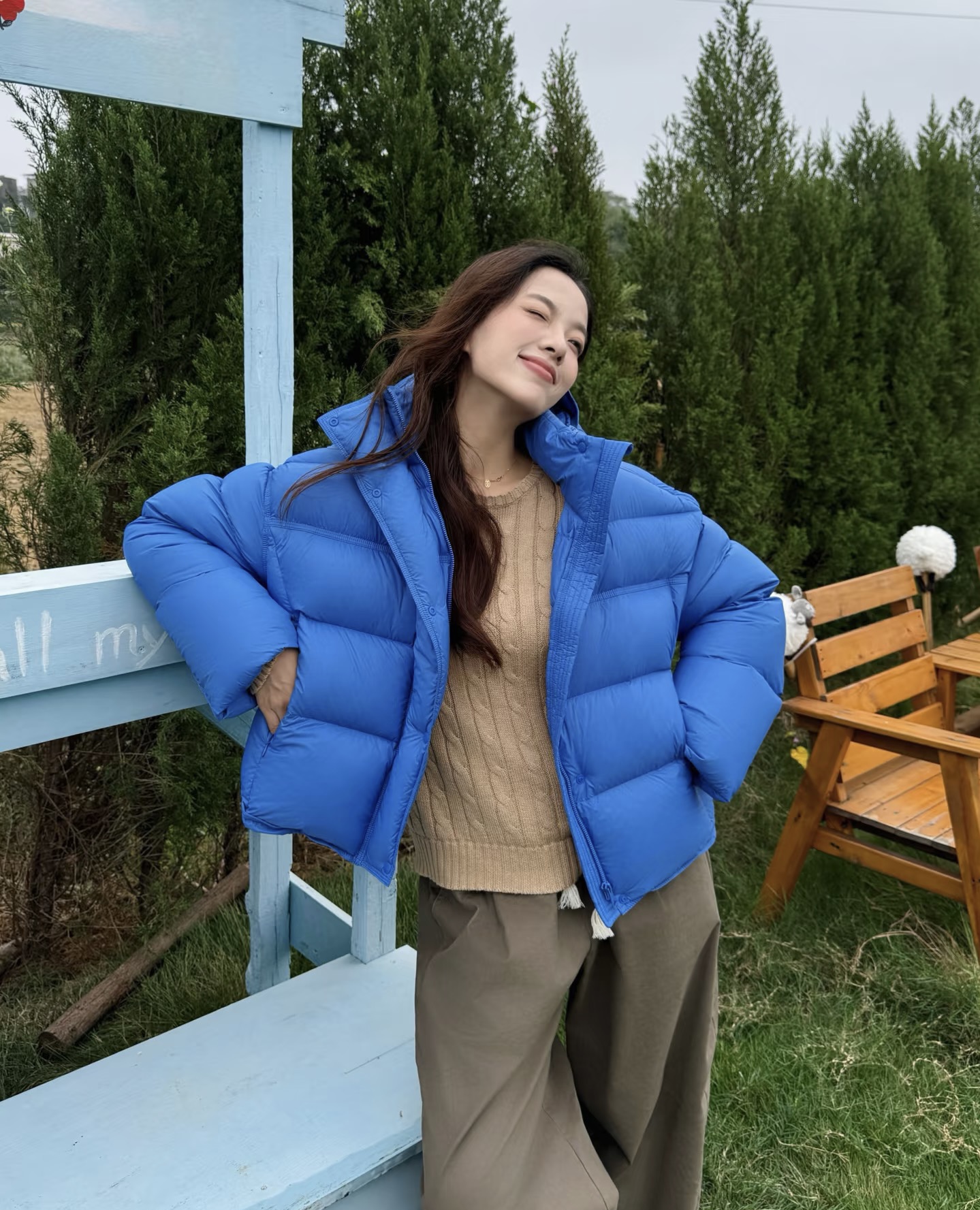 明星同款泡芙蓬松舒适25新款冬羽绒服女短款小个子面包服保暖外套