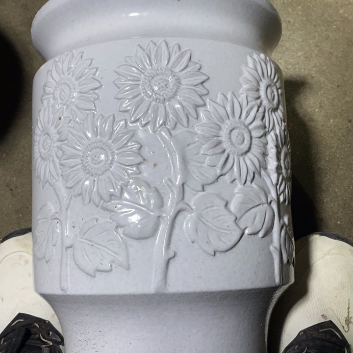紫砂花盆高约31口约21