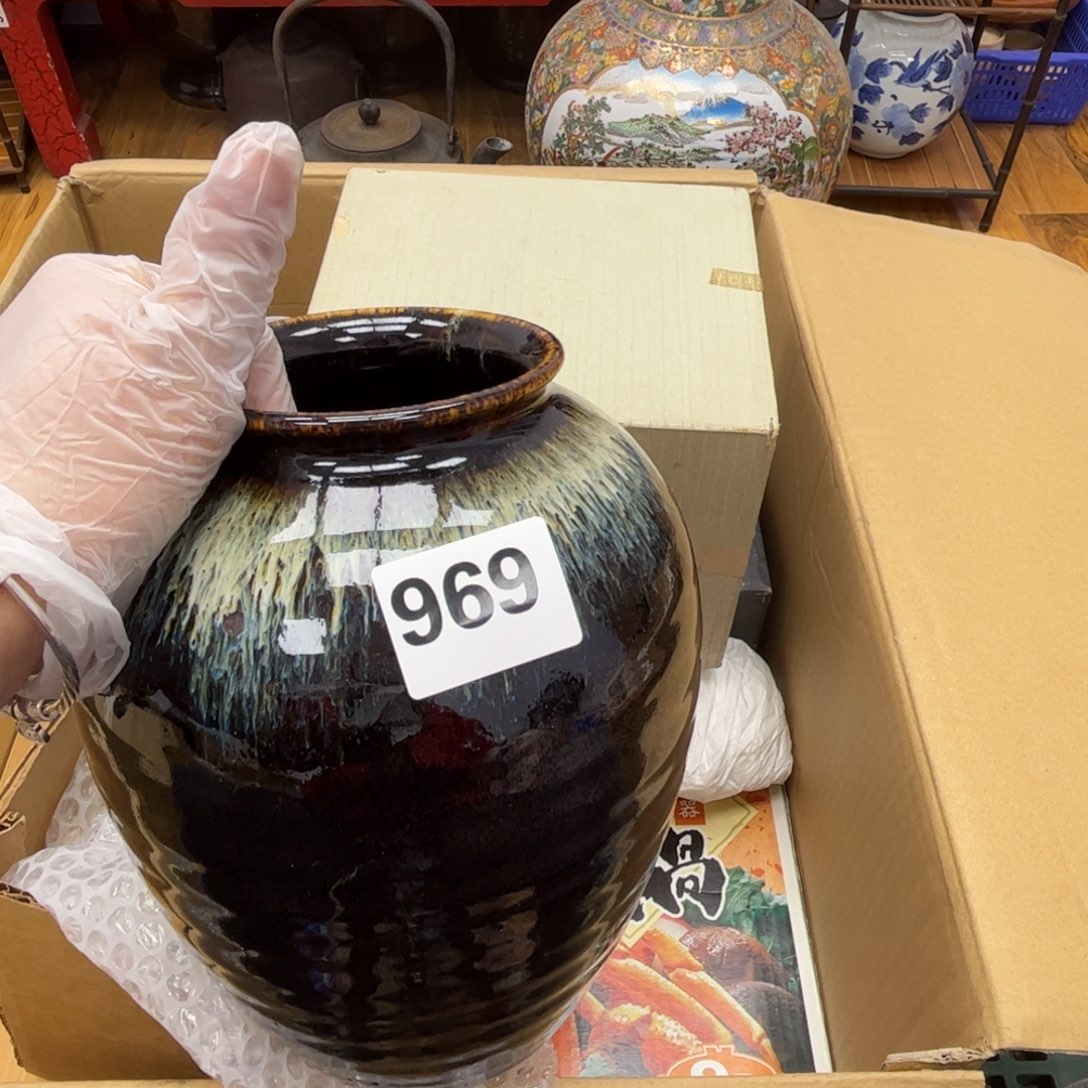 瓷片摆件工艺品摆件666 